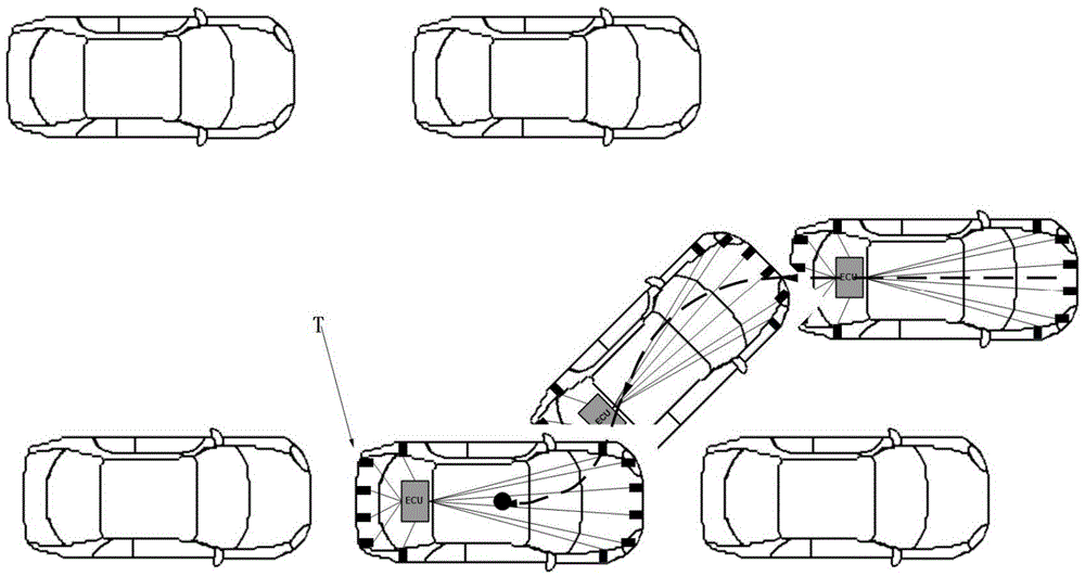 Parking track correcting method