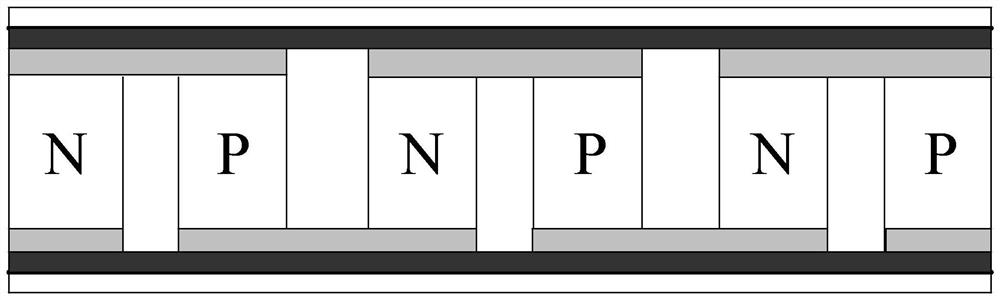 Thermoelectric conversion backflow solar energy-saving system