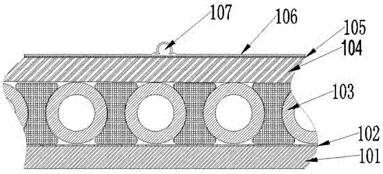 Blade root pouring method for bolt sleeve embedded blade