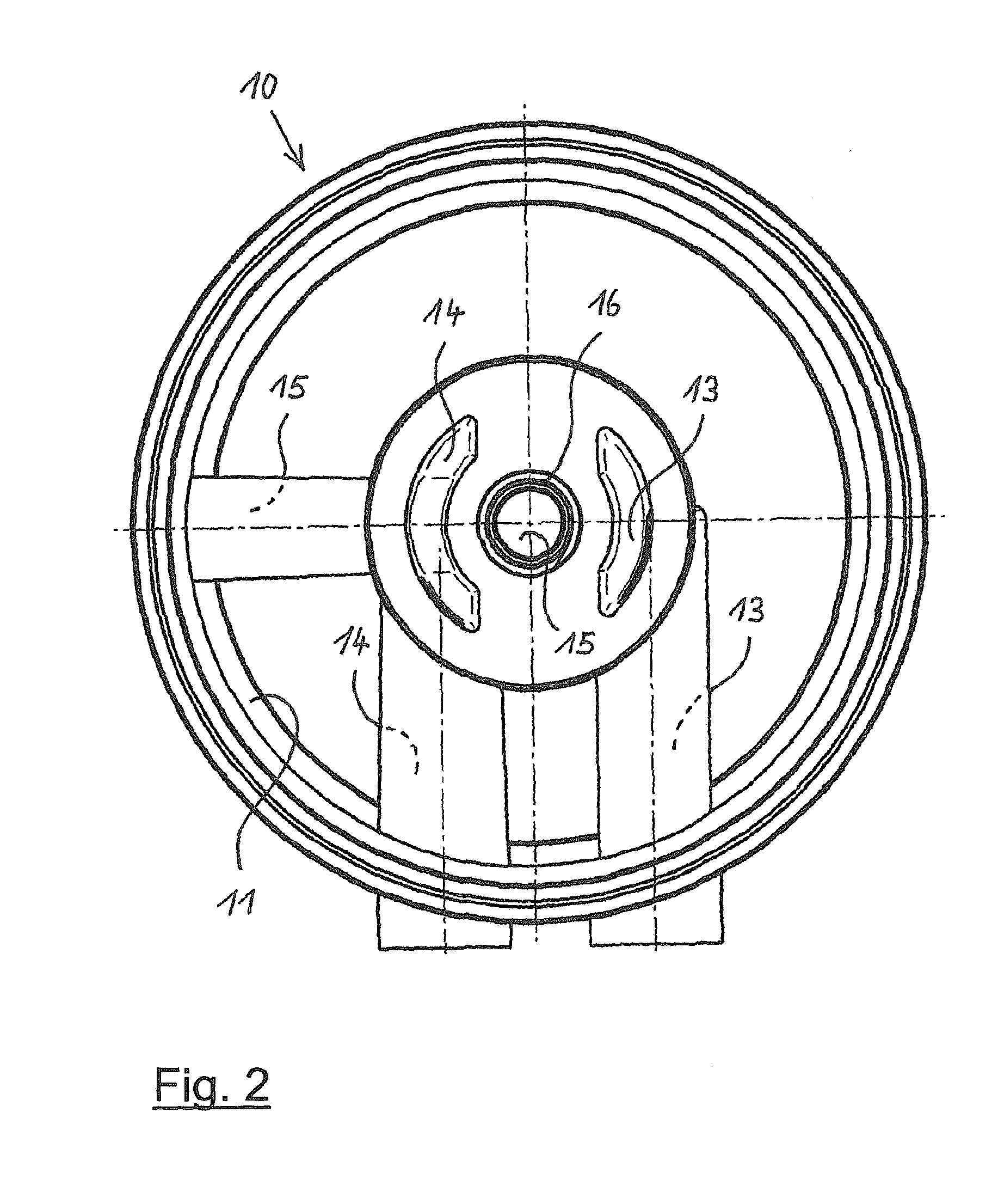 Fuel filter of an internal combustion engine