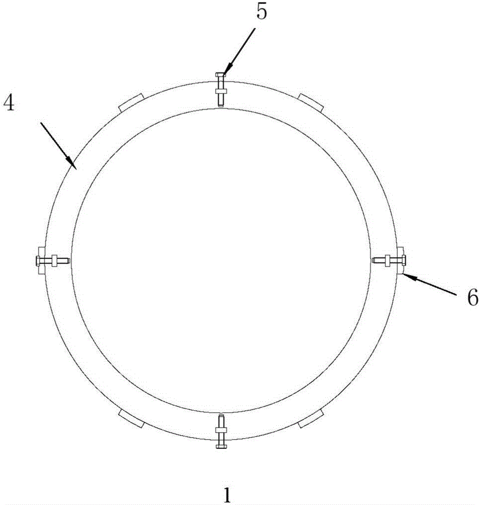 LF (Ladle Furnace) and centring device and centring method for three-hole guide plate for electrodes of LF