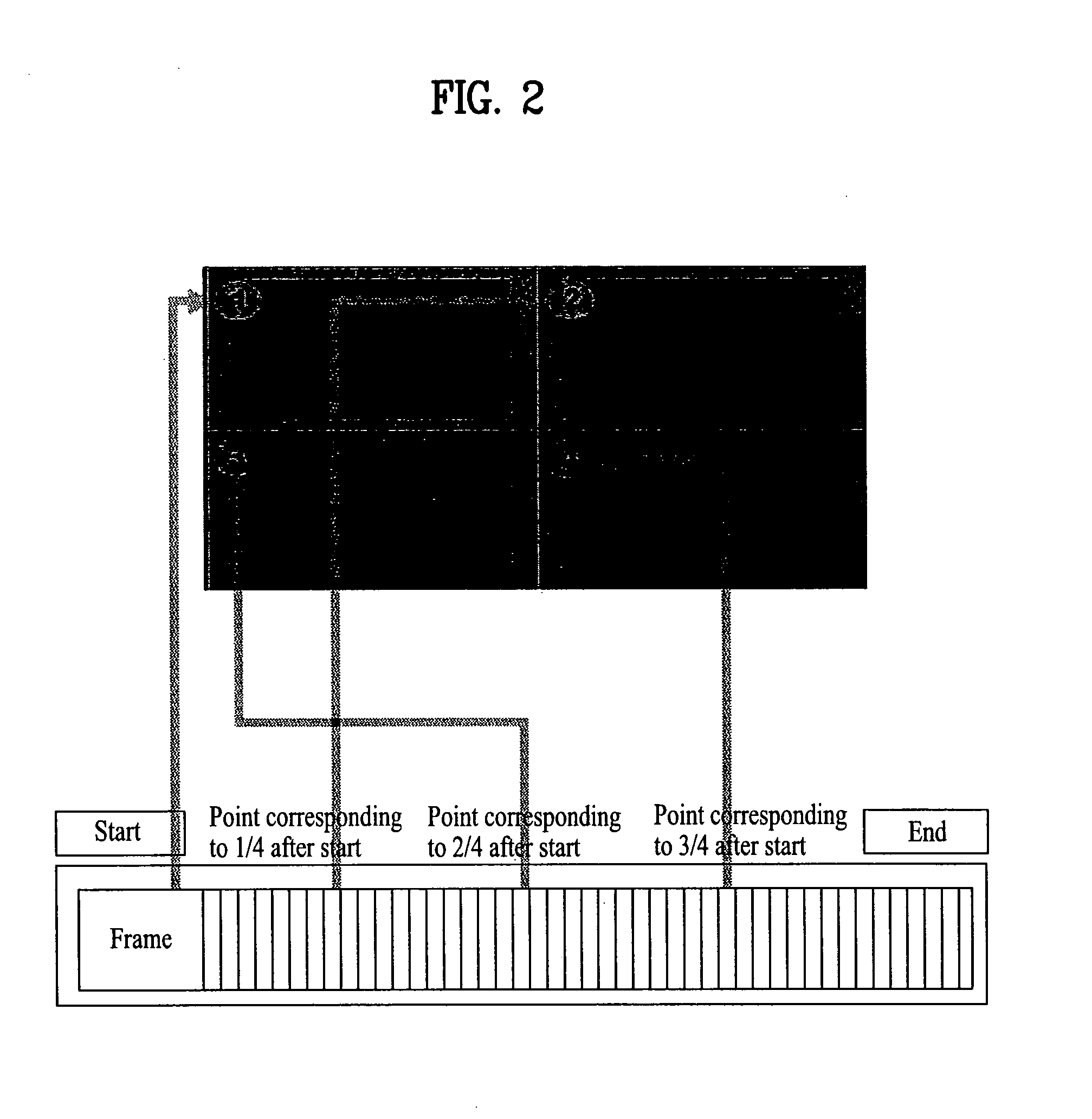 The display device for having a function of searching a divided screen, and the method for controlling the same