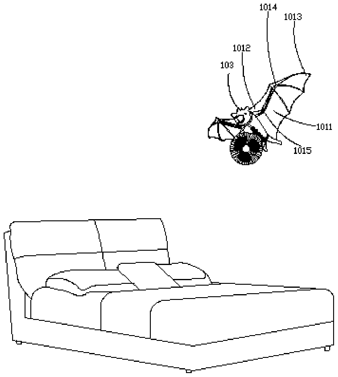 Wake-up robot and wake-up system comprising same