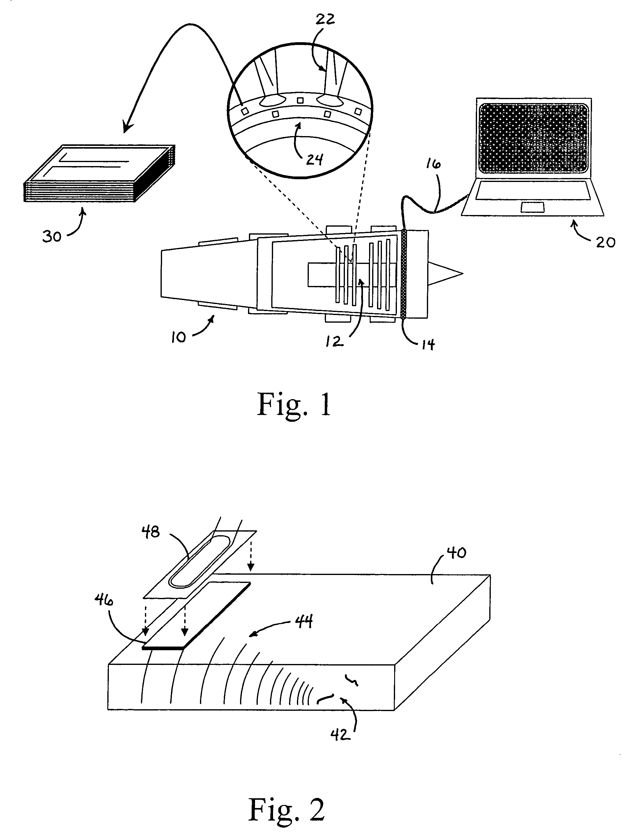 Systems and methods for flaw detection and monitoring at elevated temperatures with wireless communication using surface embedded, monolithically integrated, thin-film, magnetically actuated sensors, and methods for fabricating the sensors