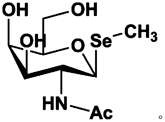 Enzyme catalysis detection method of selenium monosaccharide