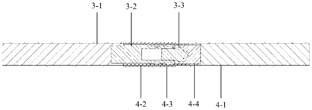 Segment structure with horizontal pin type mortise and tenon and push-and-press fastening type joint connecting assemblies