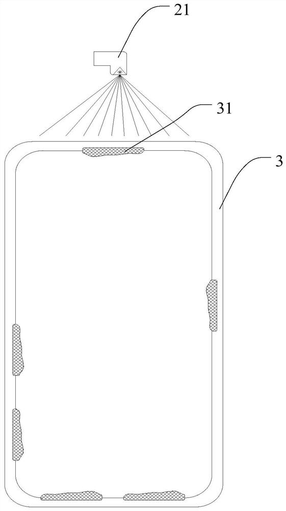 Ultraviolet laser adhesive removal method and system