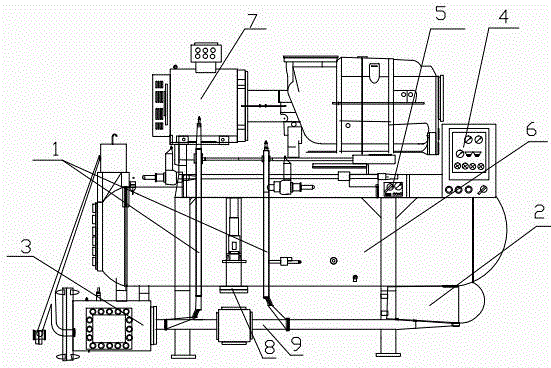 Colony count alarming device for vessel ballast water