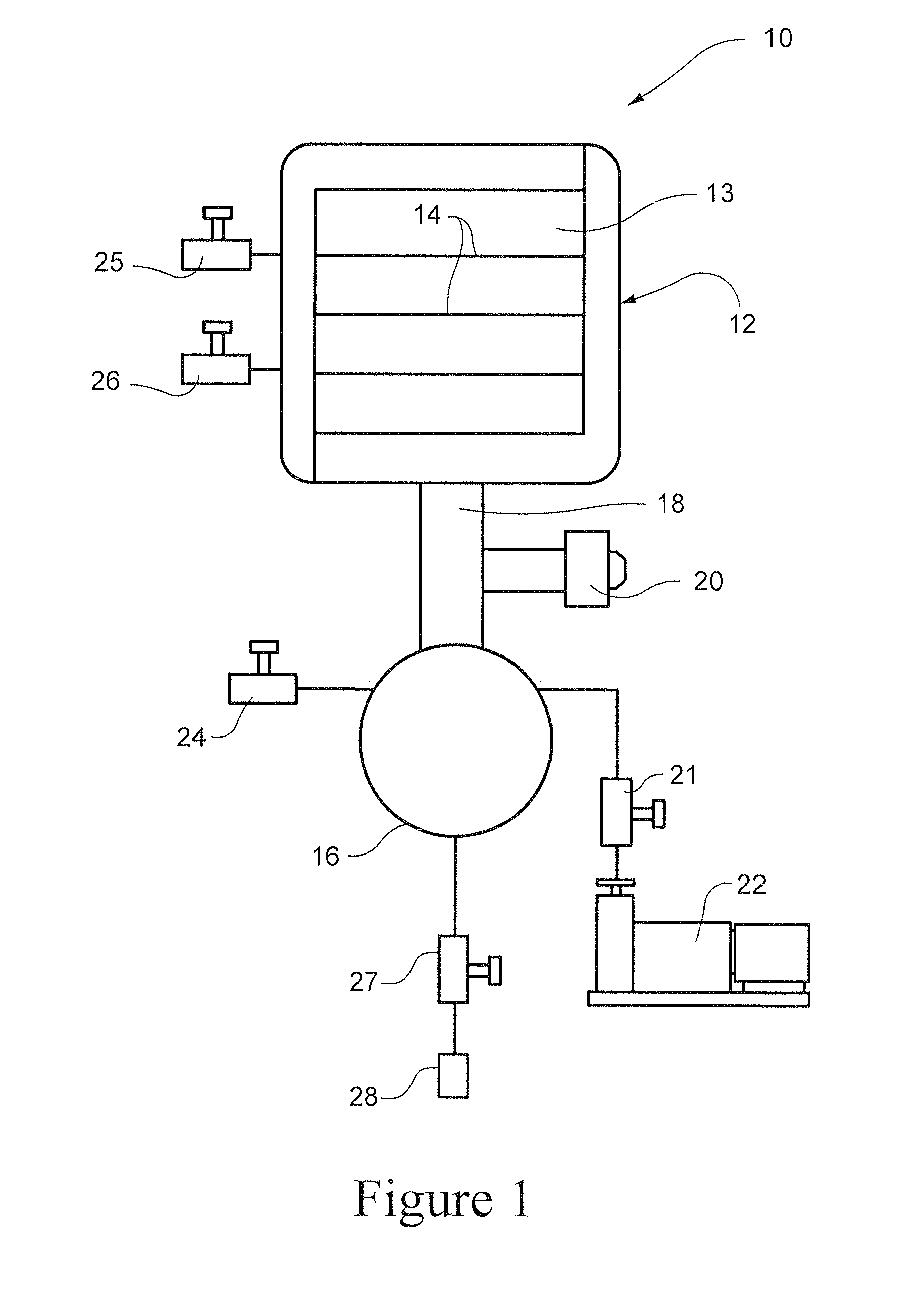 Controlled nucleation during freezing step of freeze drying cycle using pressure differential ice crystals distribution from condensed frost