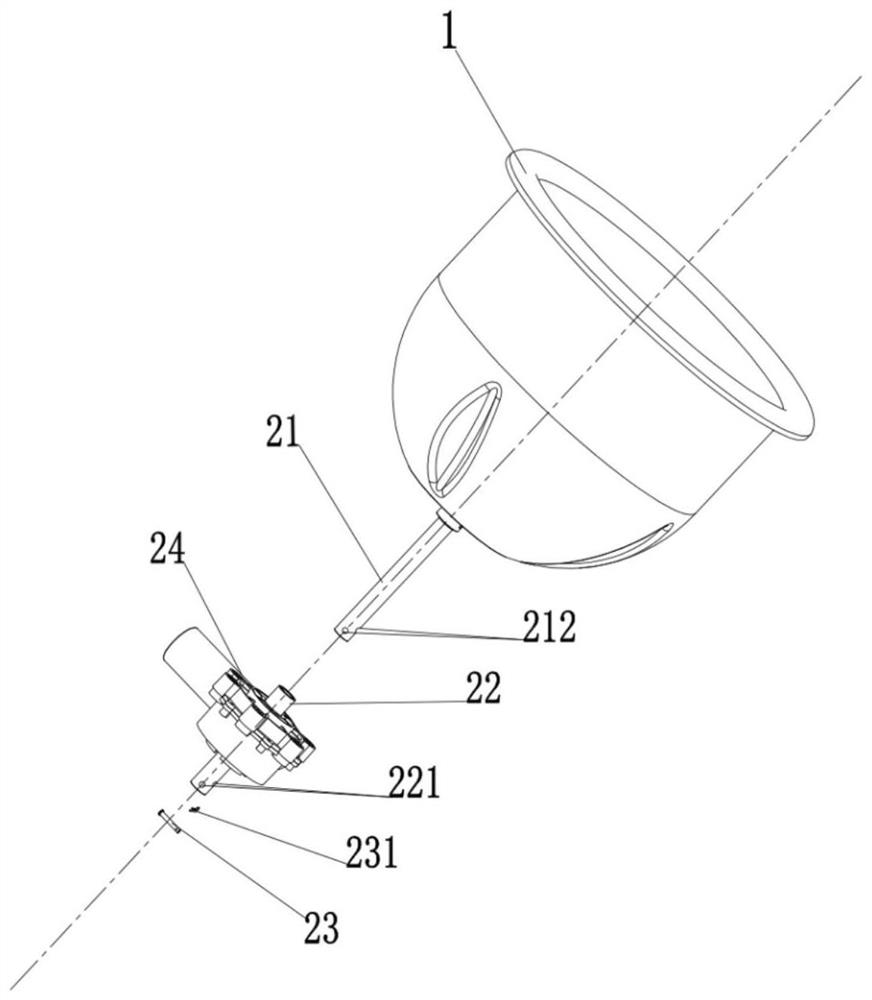 Wok assembly for cooking equipment, wok device and intelligent automatic cooker