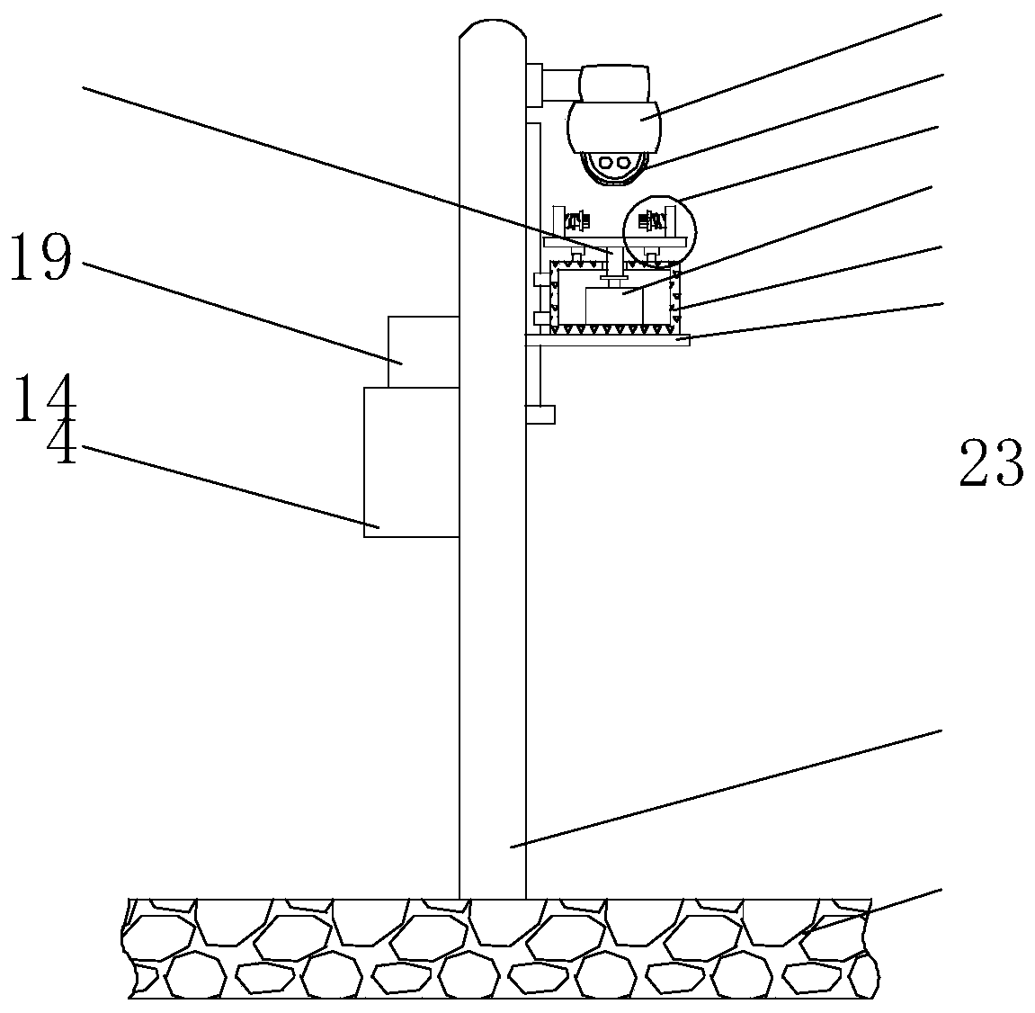 An intelligent identification camera monitoring device capable of automatically detecting abuse of children