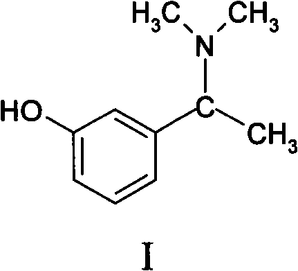 Preparation method for Rivastigmine midbody 3-hydroxyl-alpha-N, N-dimethyl phenylethylamine