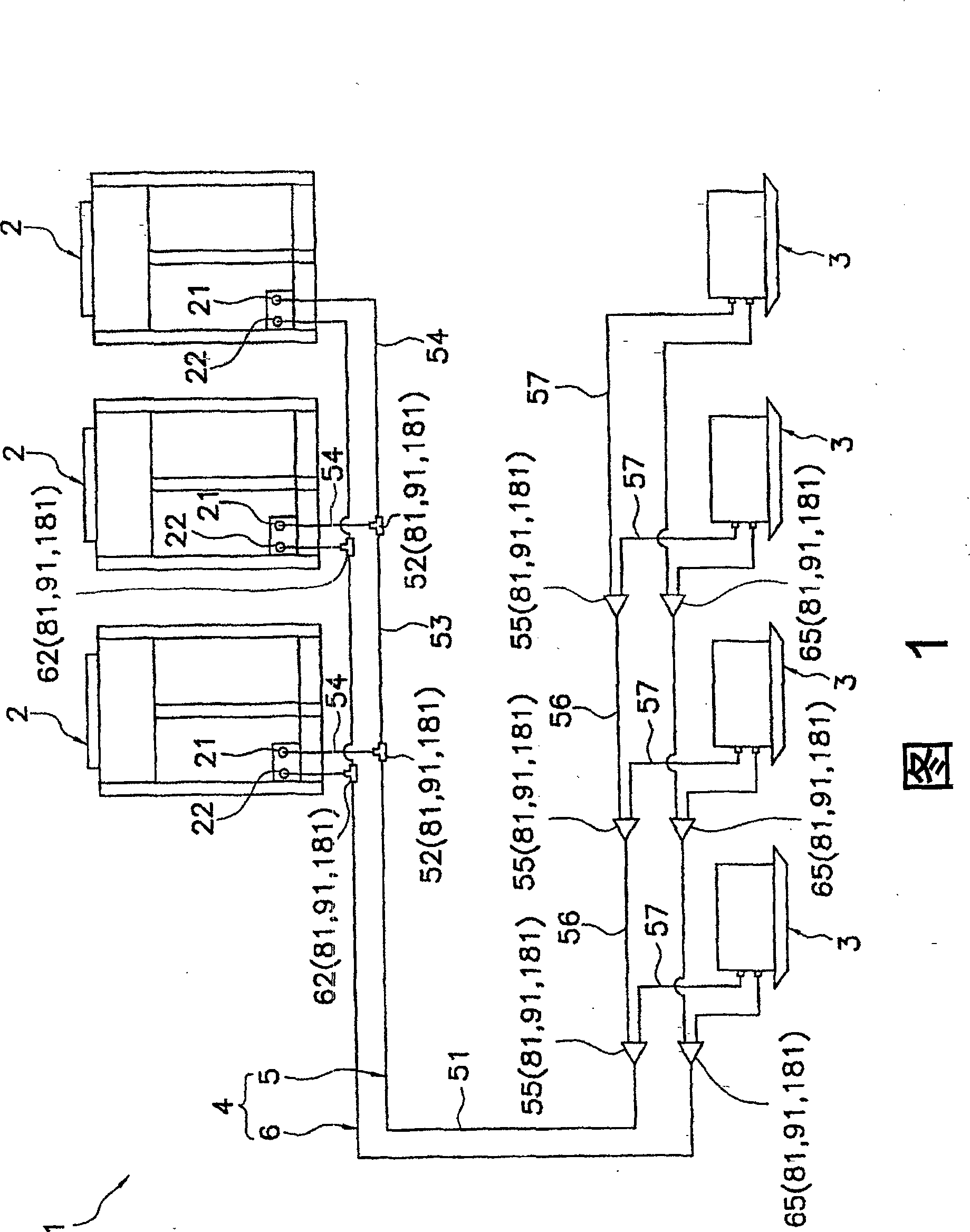 Branch pipe coupling and air conditioner provided with the same