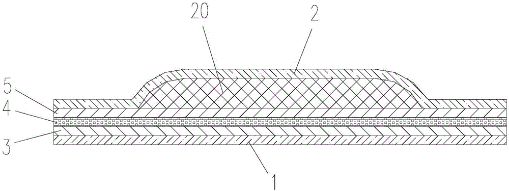 Composite shoulder strap for underwear and manufacturing method thereof