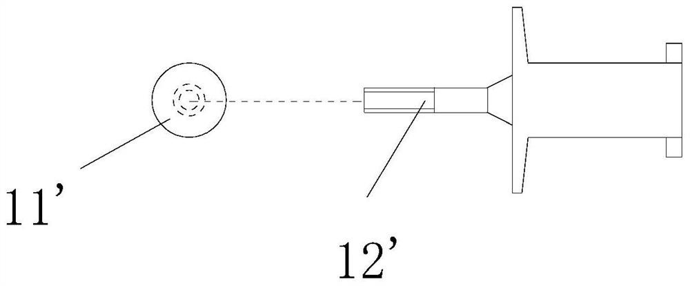 Solenoid straight-through type relay