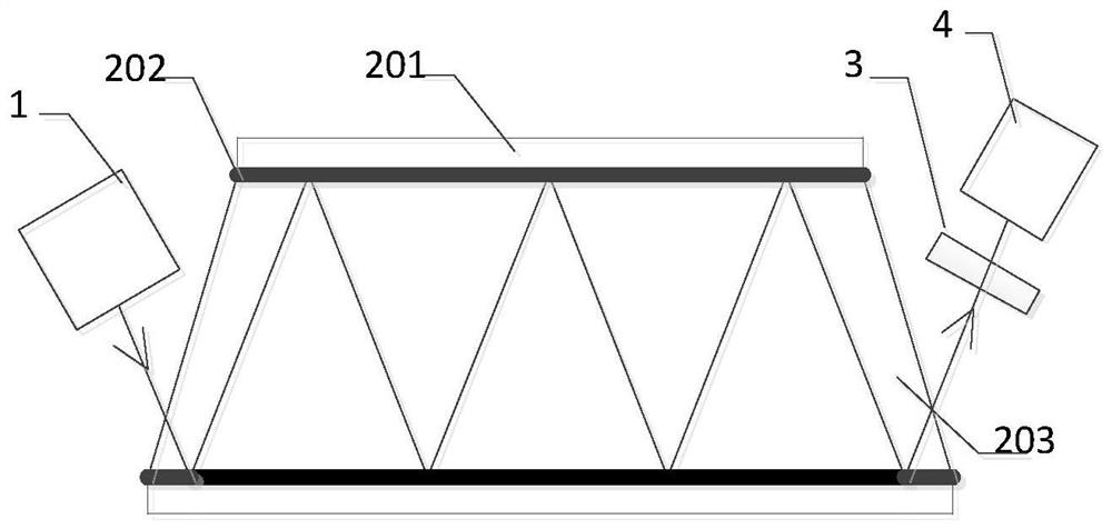 Vector light field guided-mode enhanced fluid component detection method