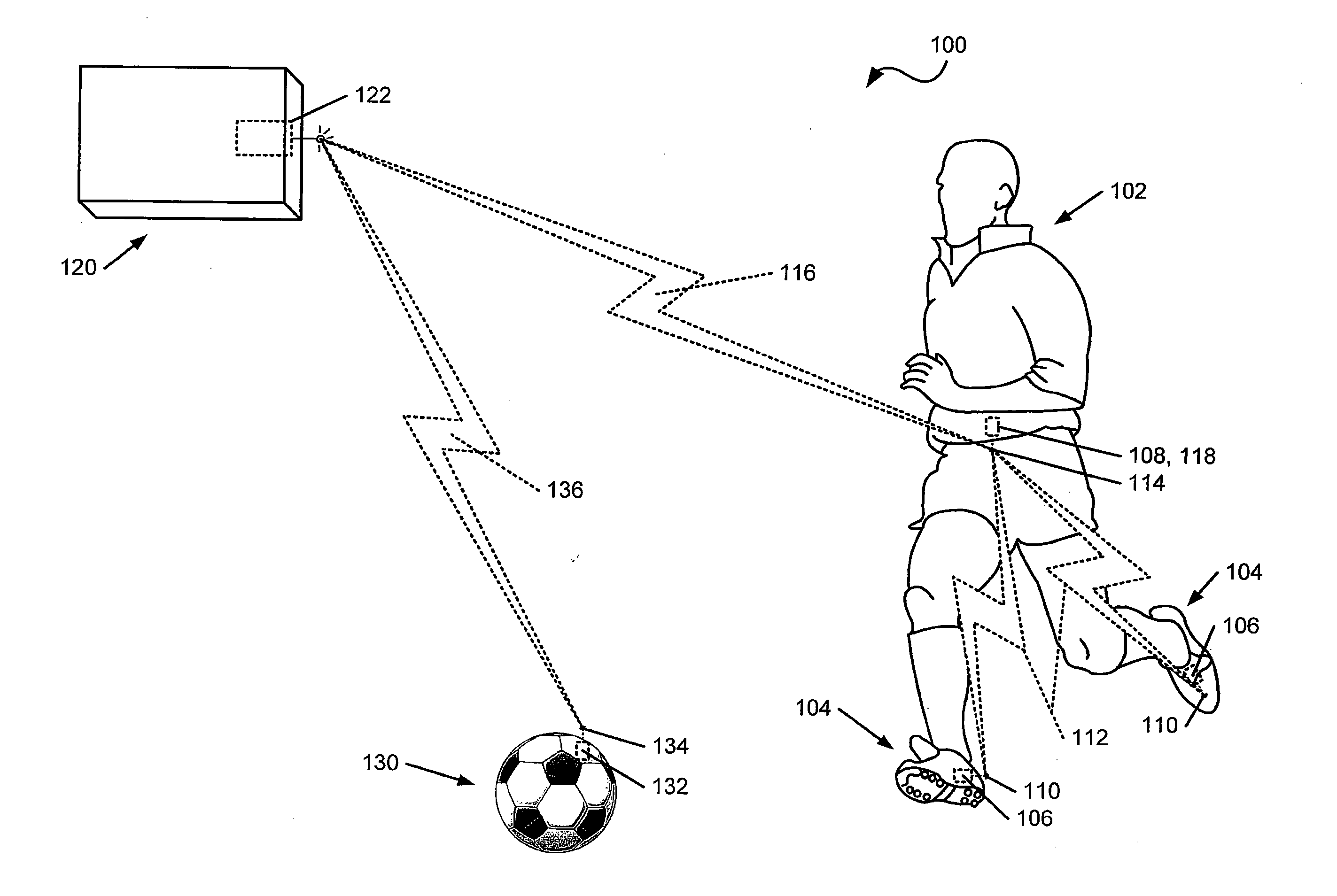 Athletic Performance Monitoring Systems and Methods in a Team Sports Environment