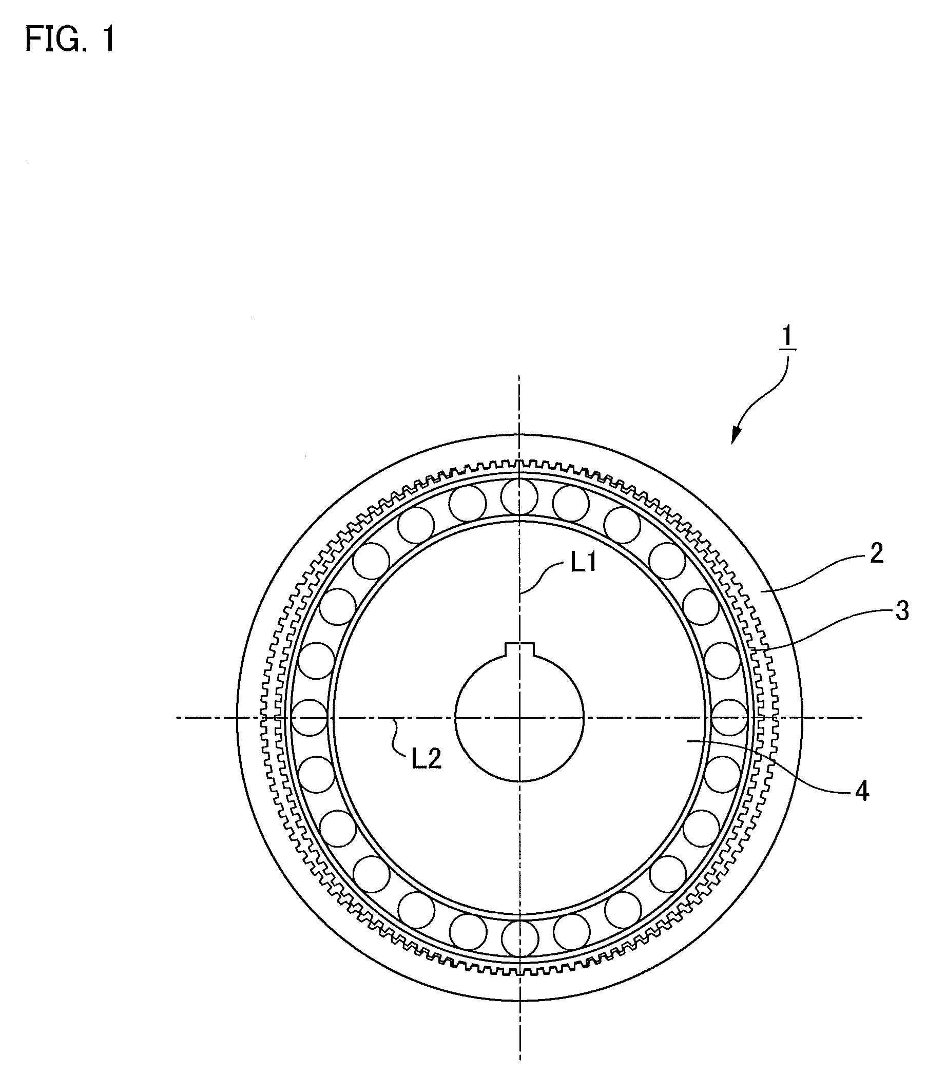 Wave gear device having three-dimensionally contactable shifted tooth profile