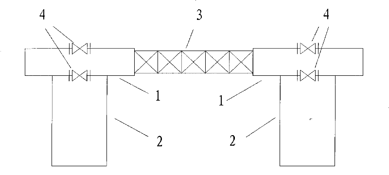 Integral type foundation of tension leg platform provided with compression resistant water storage cabins and penetration method thereof