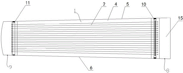 Chinese 18-stringed travel zither