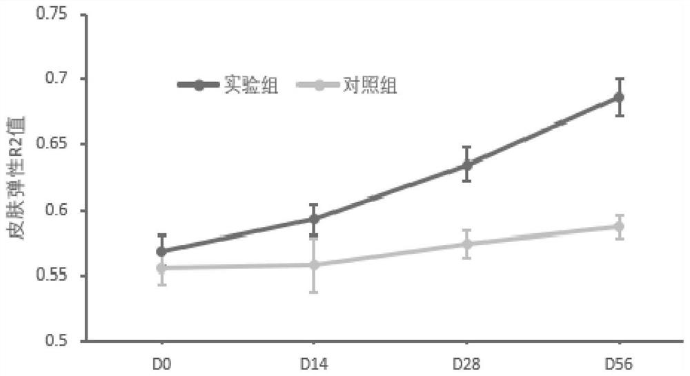 Face cream composition containing lipidosome for improving skin elasticity and preparation method of face cream composition