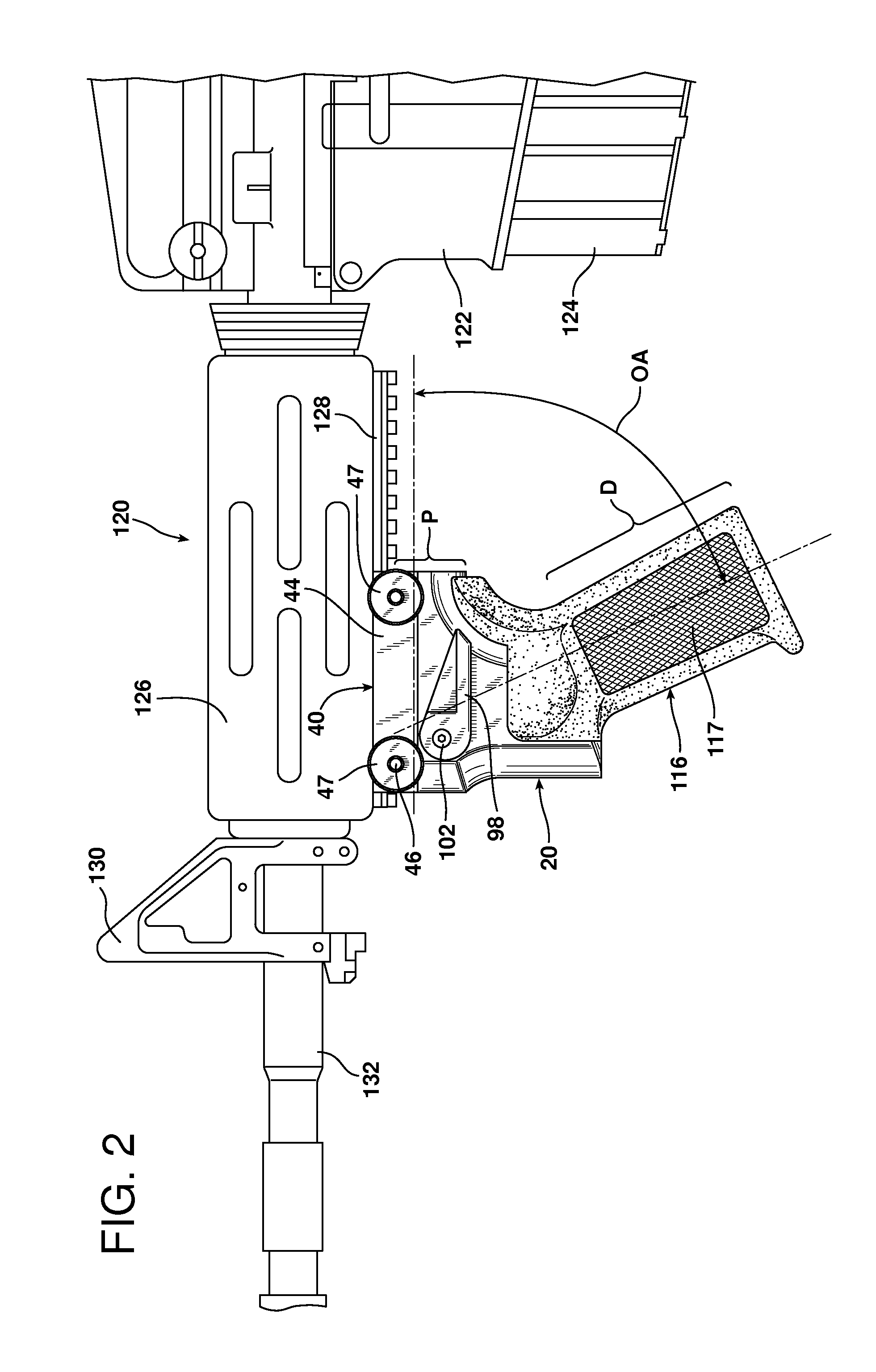 Firearm handgrip adapter