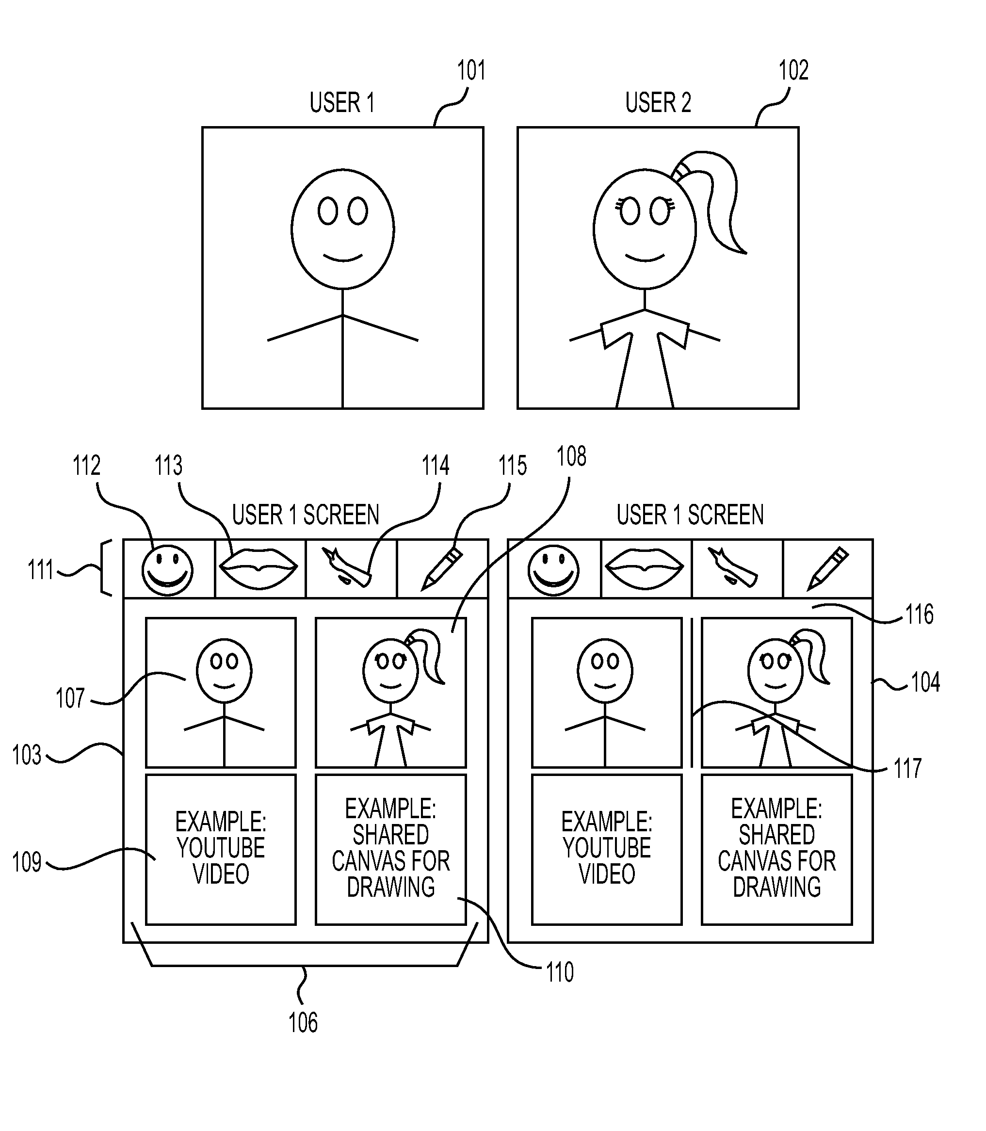System and method for interactive animations for enhanced and personalized video communications