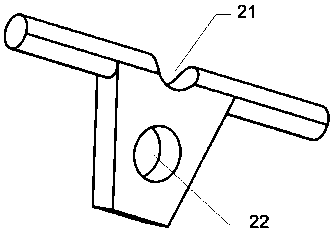 Water-absorbing cleaning device in detachable connection
