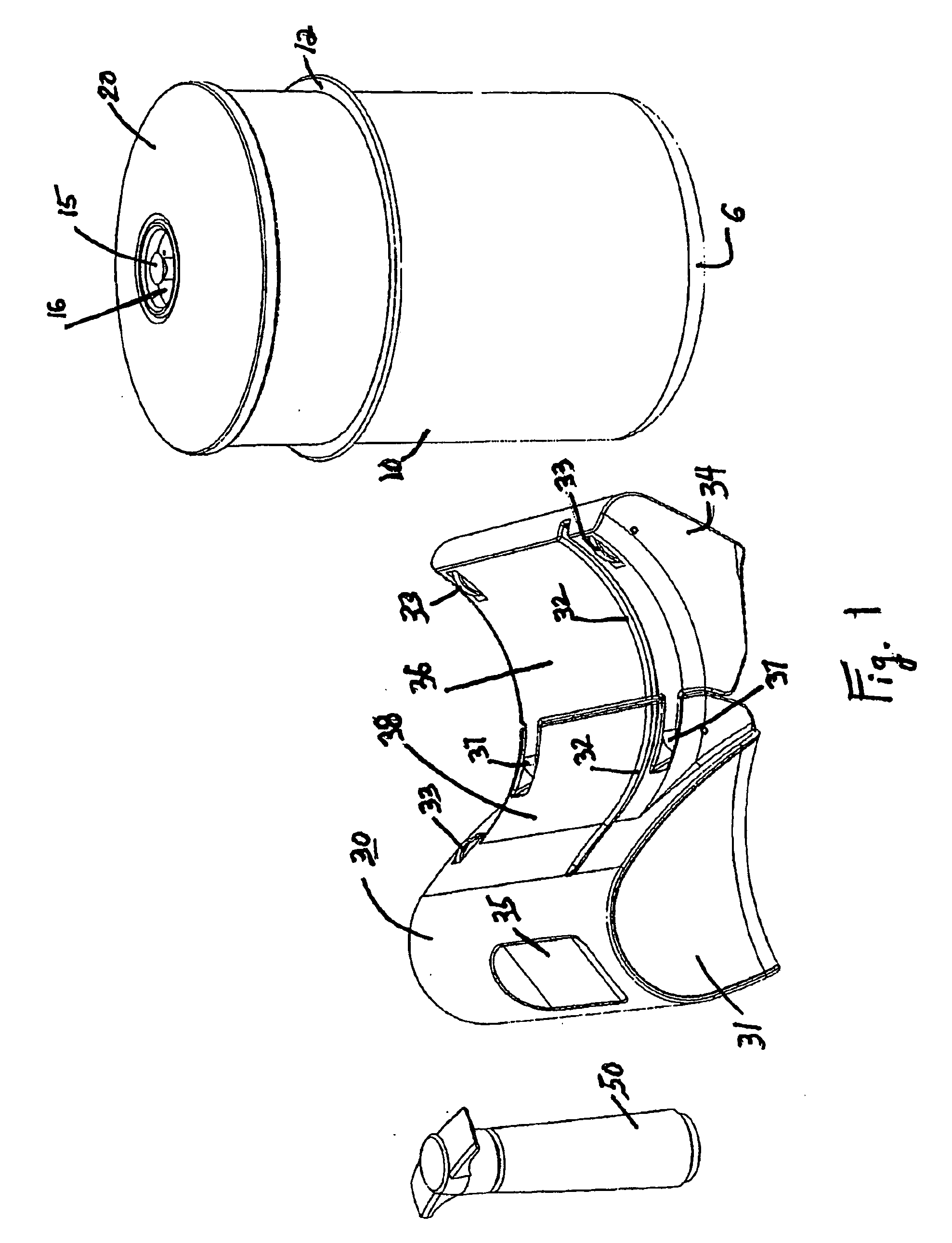 Compact apparatus for marinating and tenderizing meat