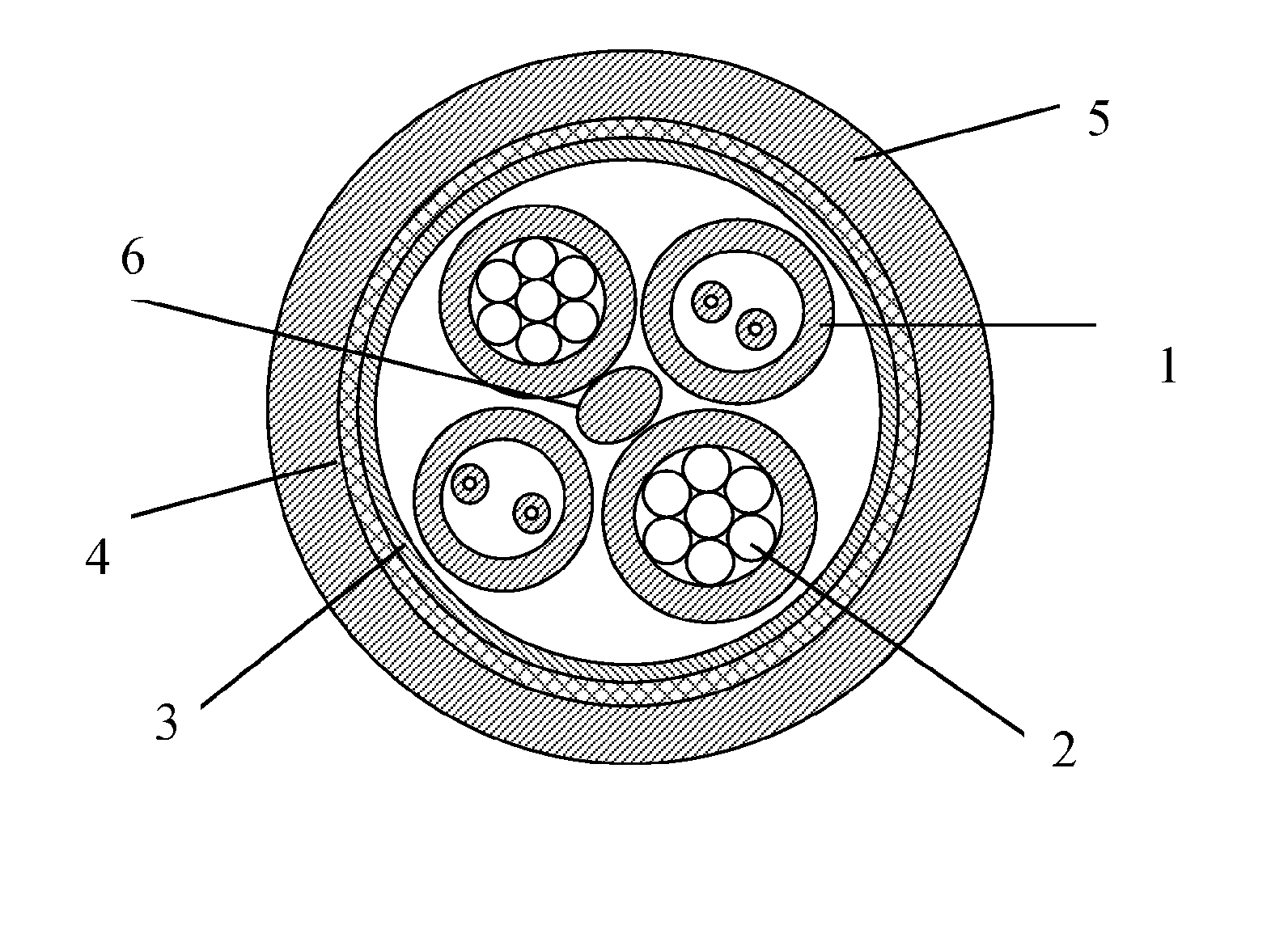 Composite electro/optical microcable