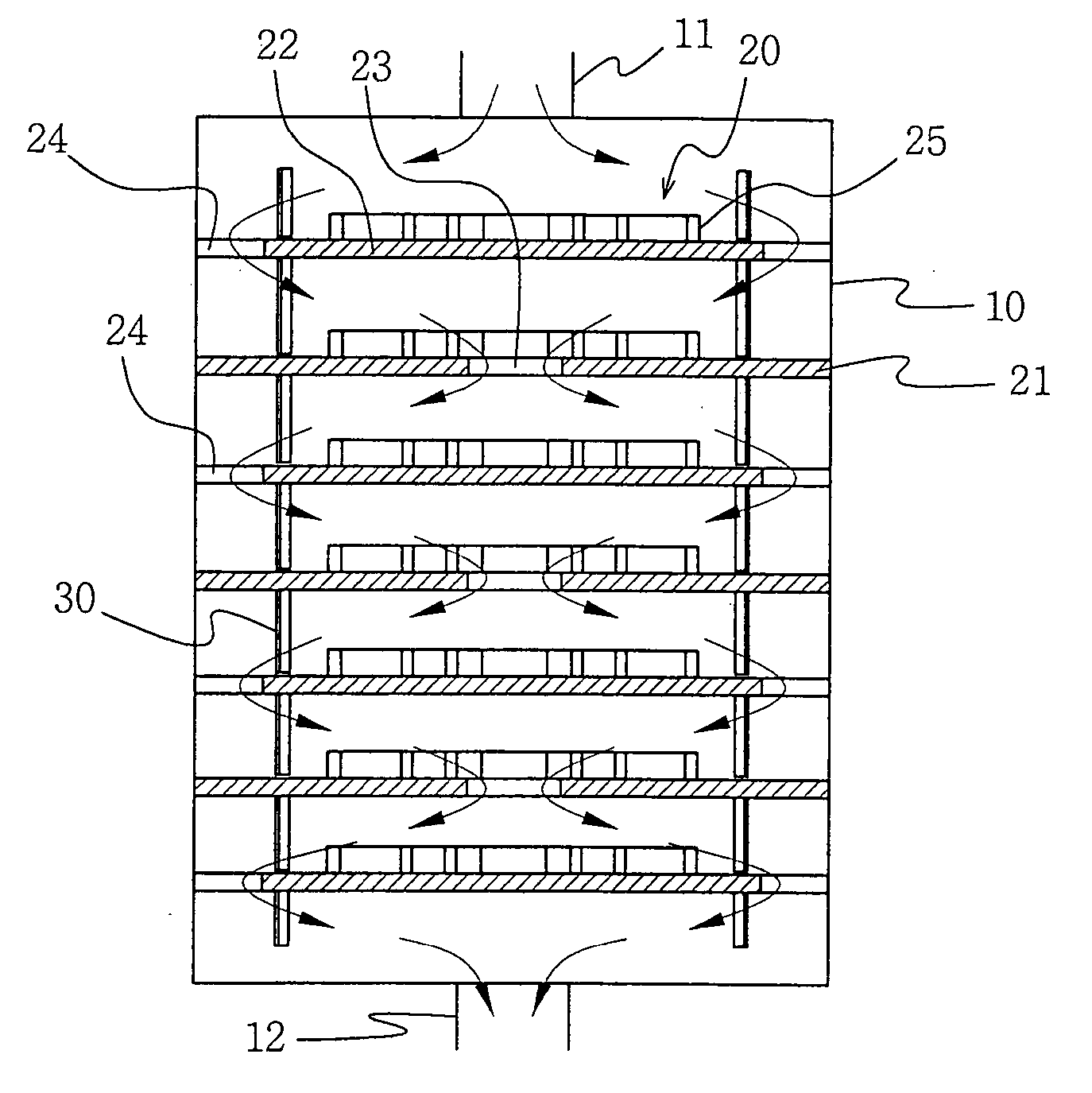 Apparatus for trapping residual products in semiconductor device fabrication equipment