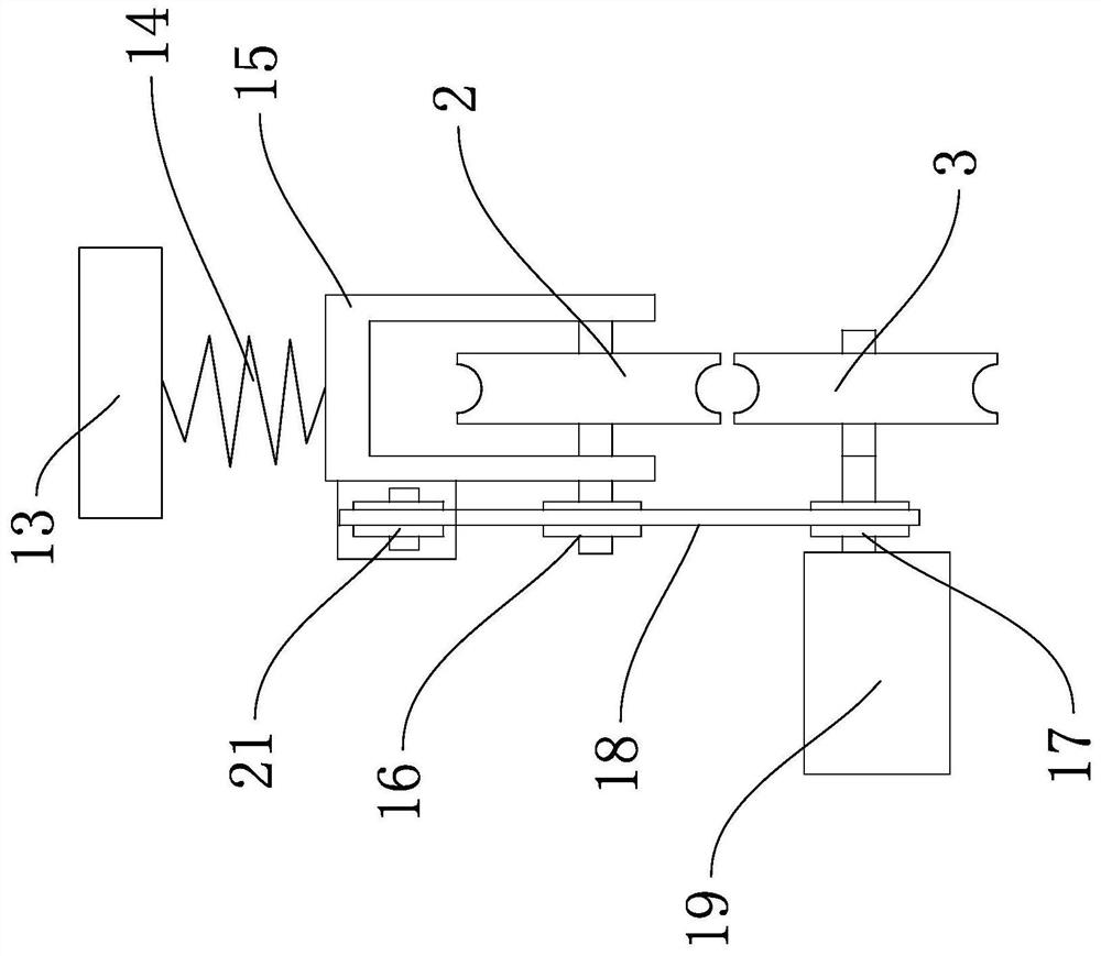 A recycling device for waste electric wires