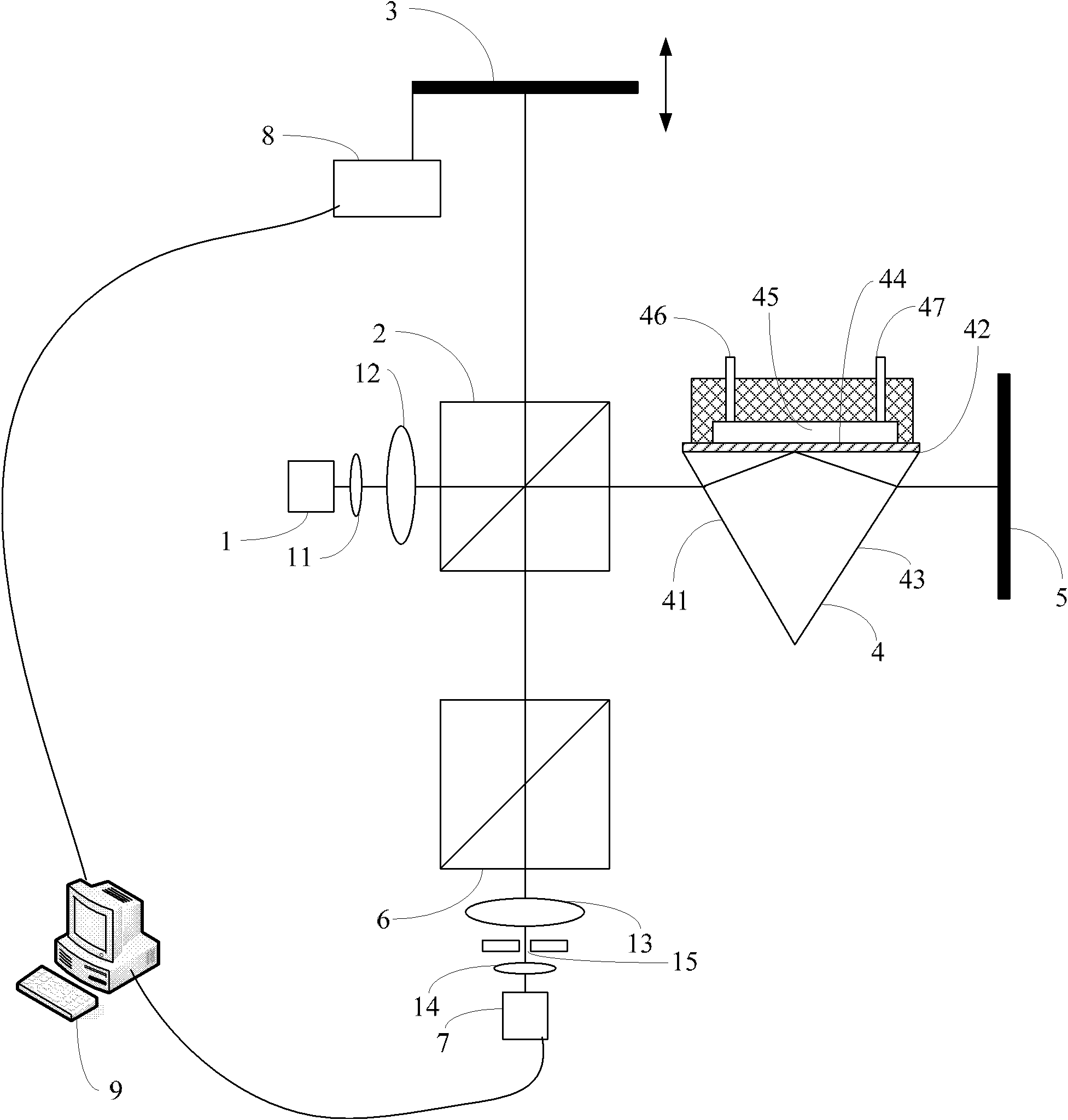 Surface plasma resonance sensing detection system and its detection method