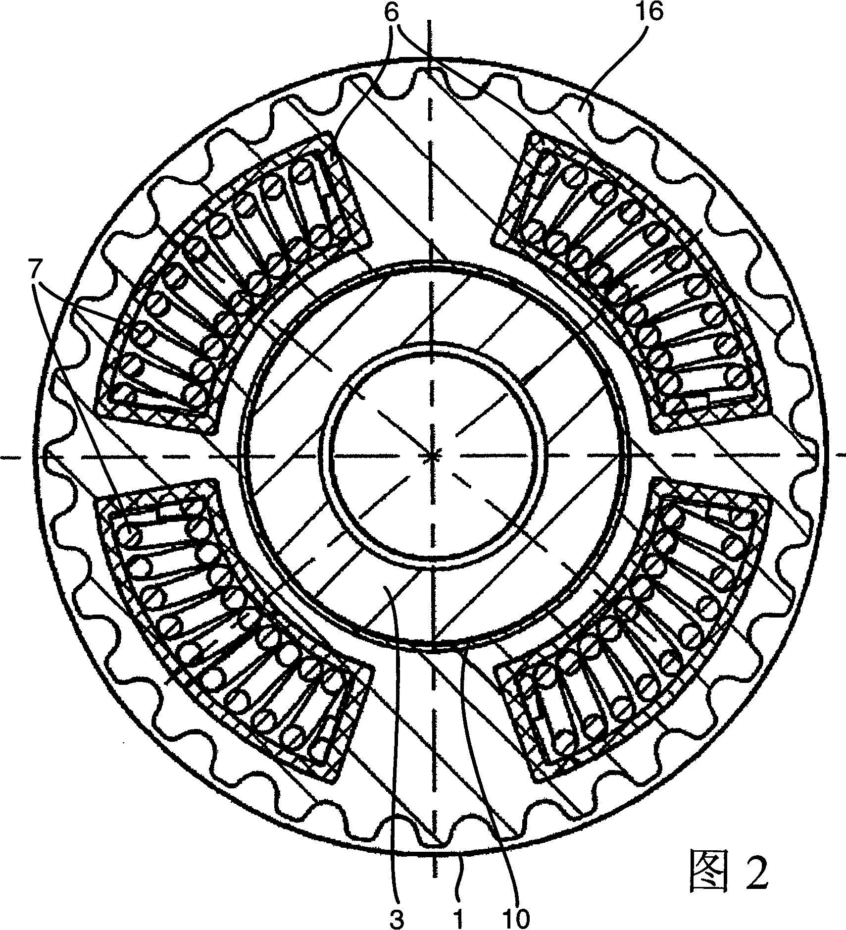 Driving wheel for driving an auxiliary apparatus of a vehicle