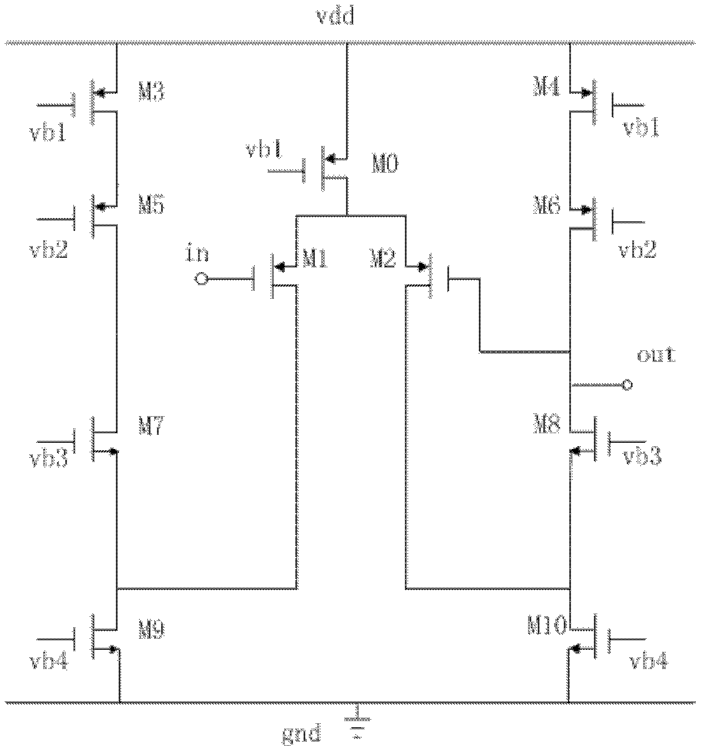Analog front end detection circuit used for giant magneto-resistive (GMR) biosensor