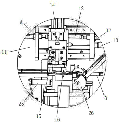 Quartz clock movement second shaft automatic assembling machine