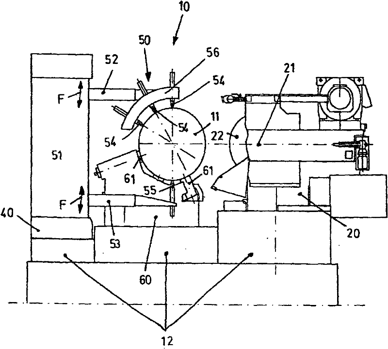 Independent measuring apparatus for grinding machines