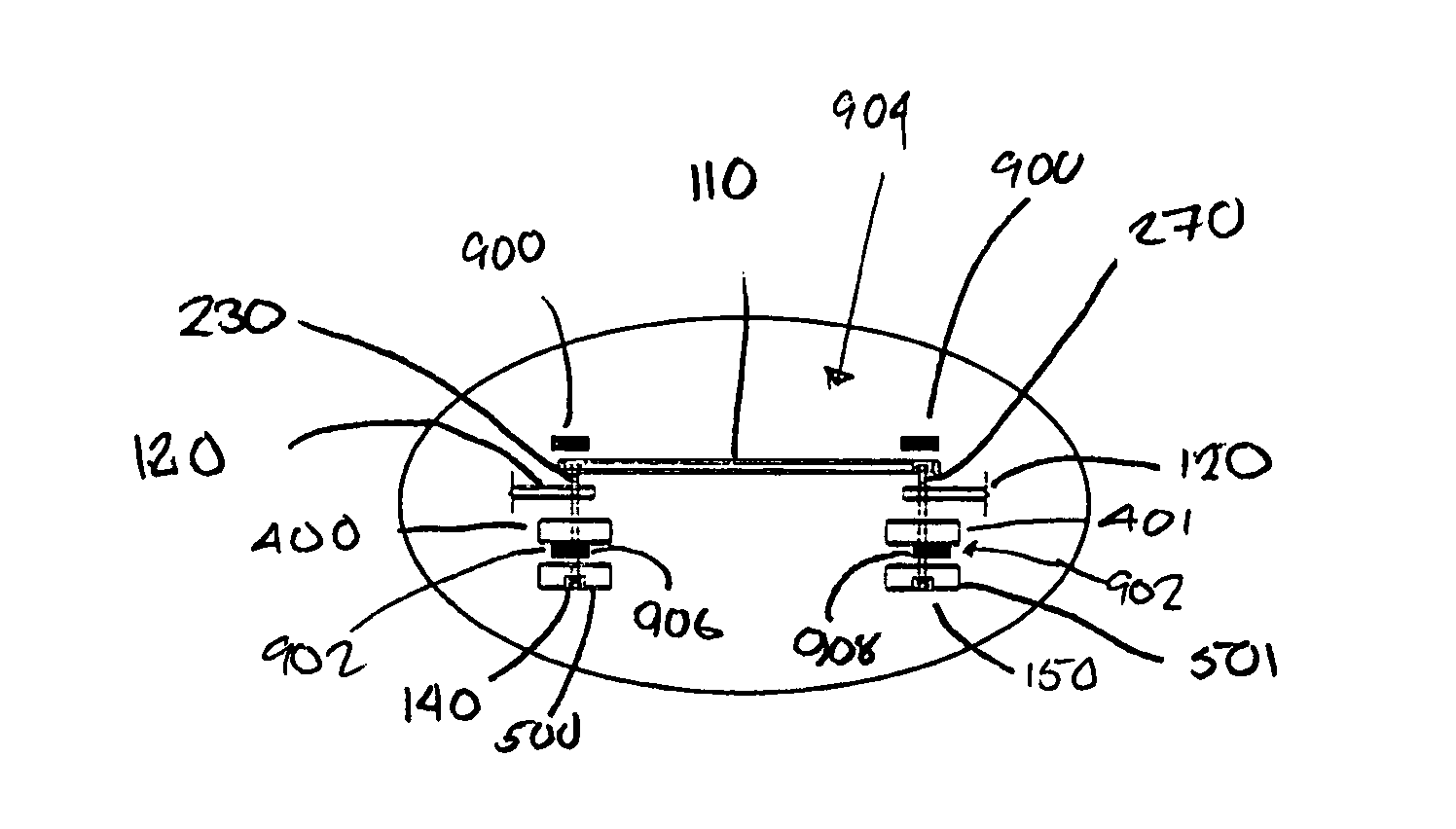 Hockey Stick-Handling Device with Sensor and Effects