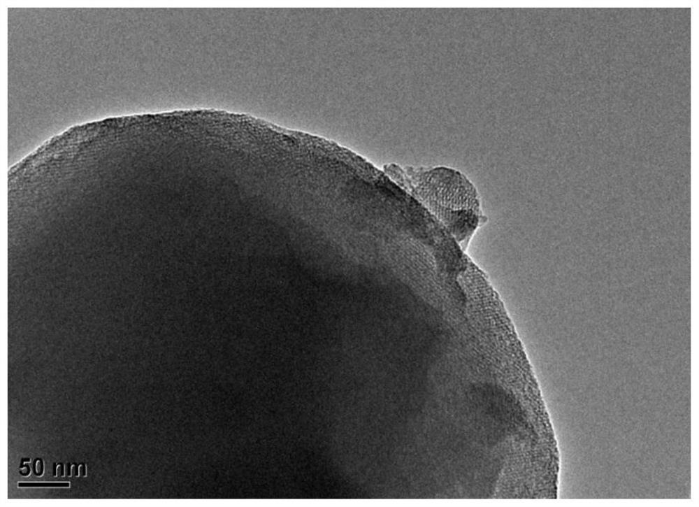 A kind of mesoporous composite molecular sieve, catalyst and its preparation method and application