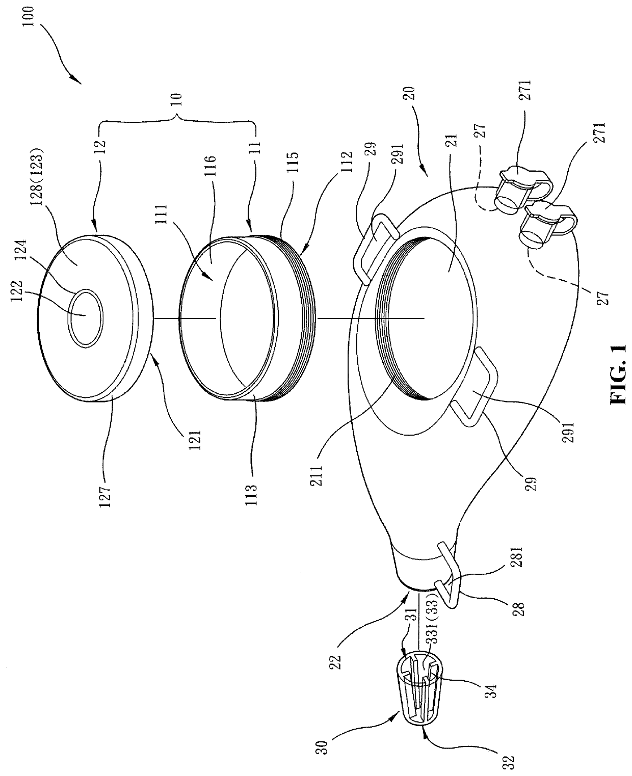 Contact piece and urine discharge device
