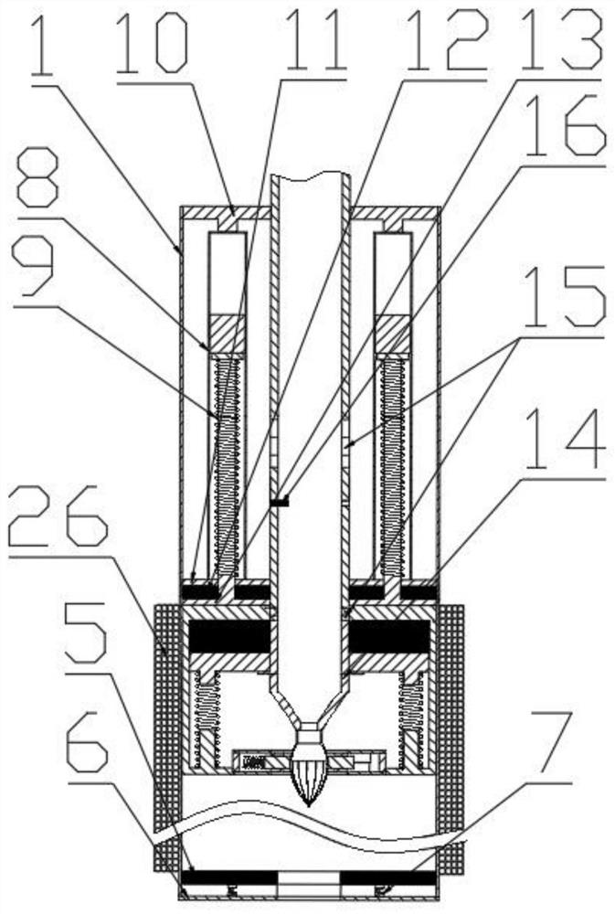 Unmanned aerial vehicle rice electromagnetic ejection broadcaster