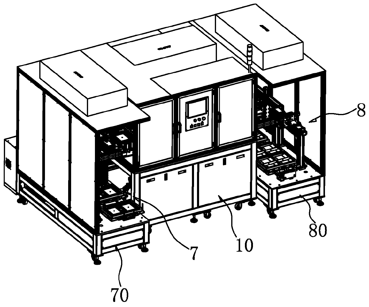 Improved glass coating wiping equipment