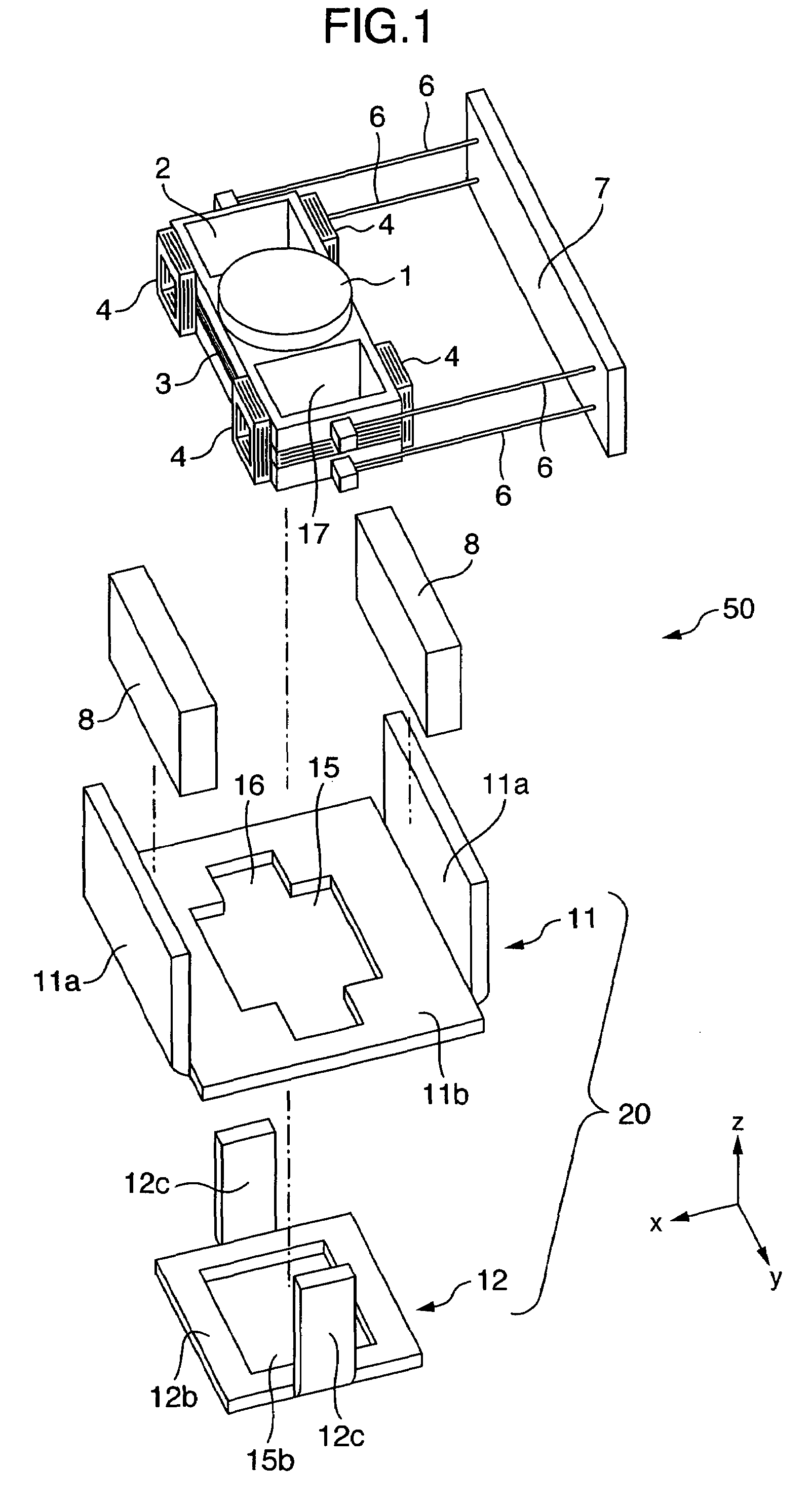 Objective lens driving apparatus and optical disc apparatus