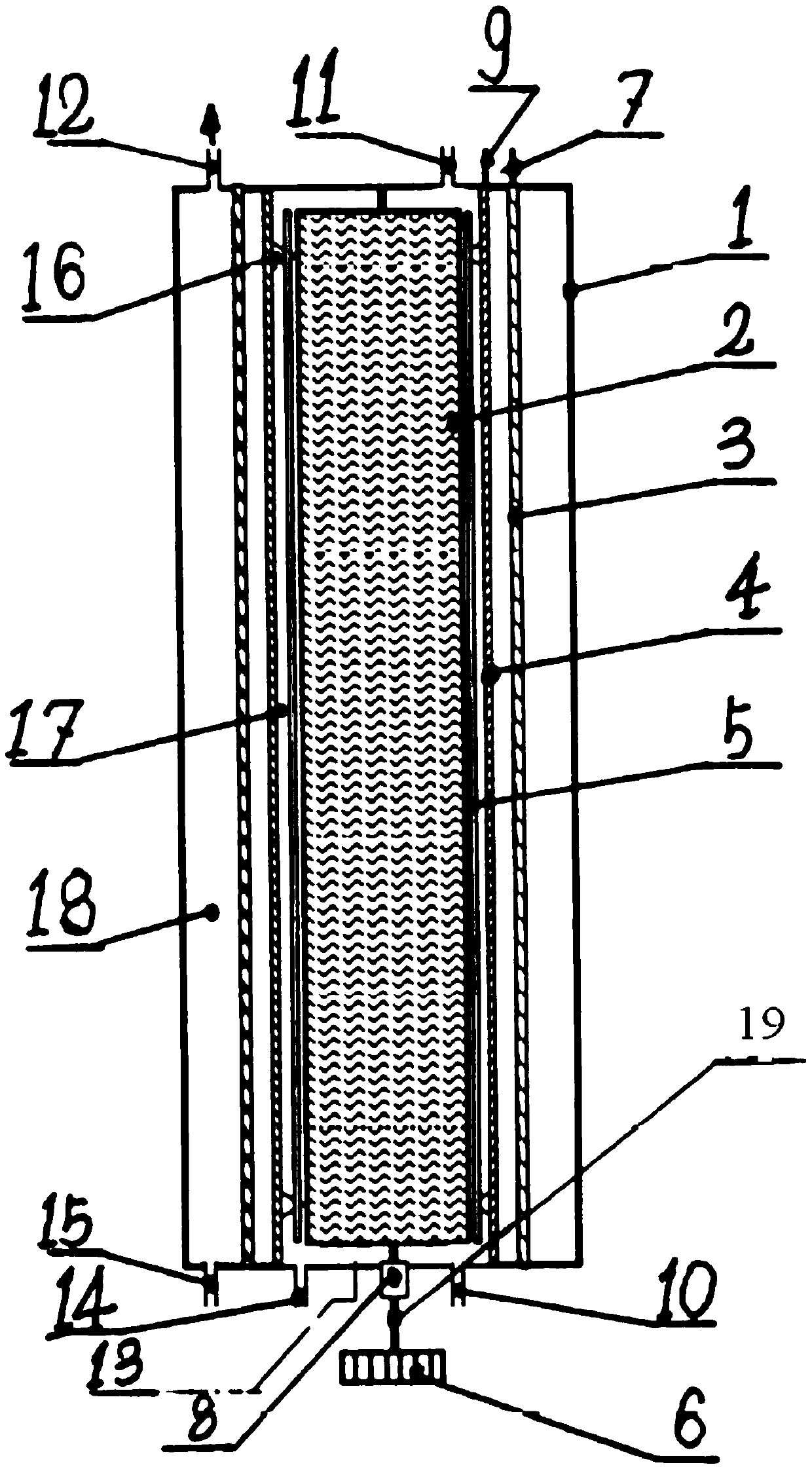 An electrochemical scale removal device