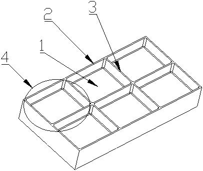 Milling method for double-sided frame part