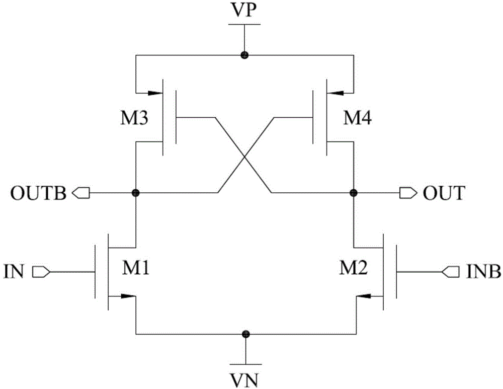 Voltage level switching circuit