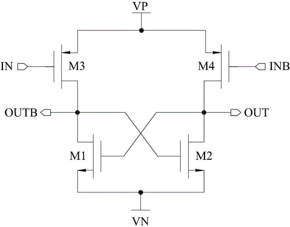 Voltage level switching circuit