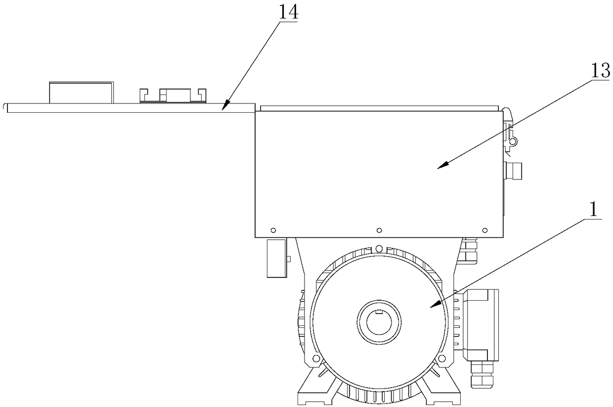 An integrated rare earth permanent magnet variable frequency drive motor for pumping units