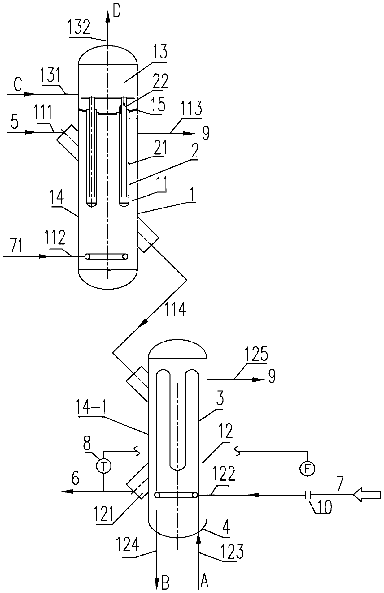 A method for utilizing waste heat of fluidized bed coal coke powder