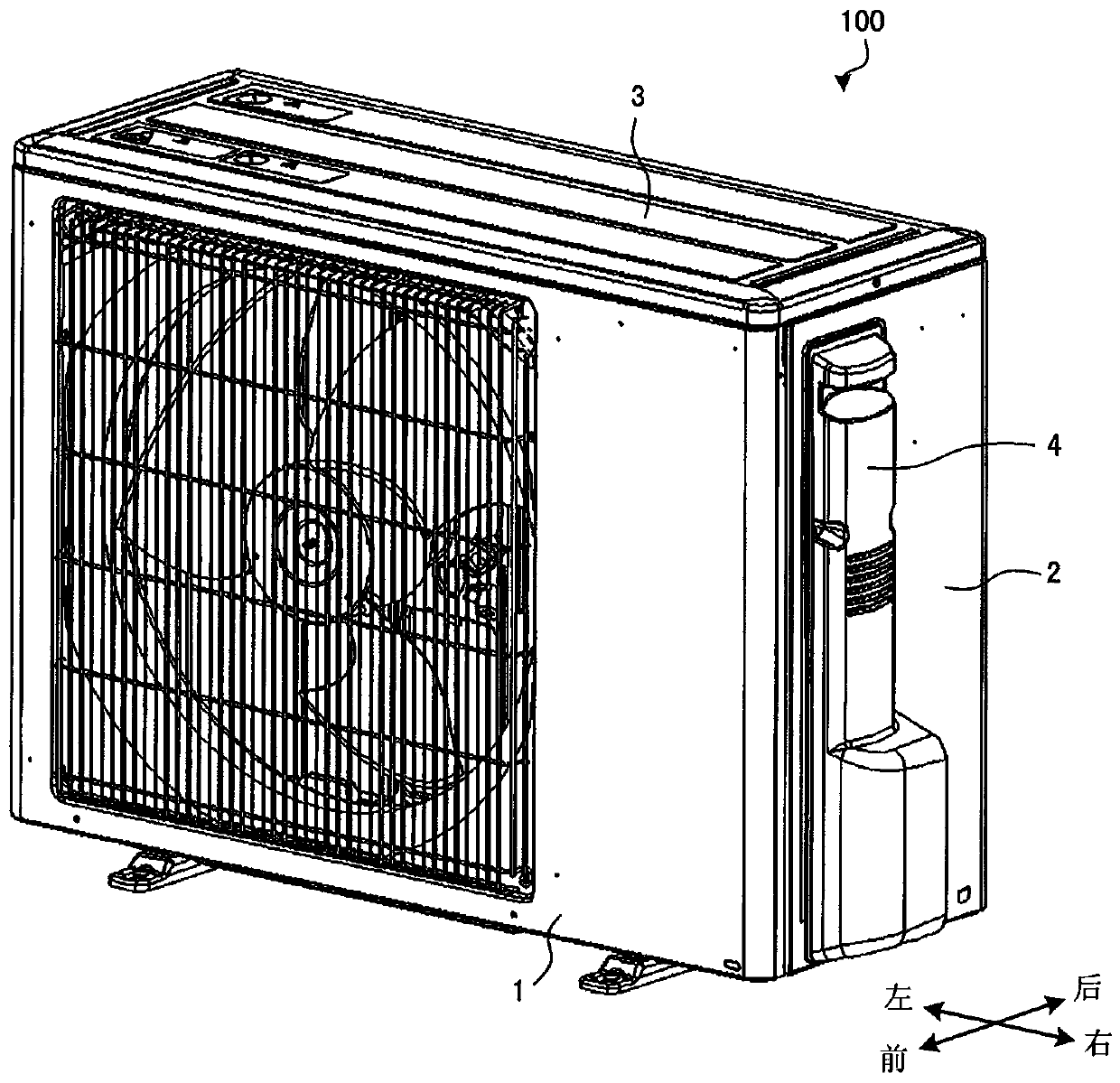 Outdoor unit of air conditioning device